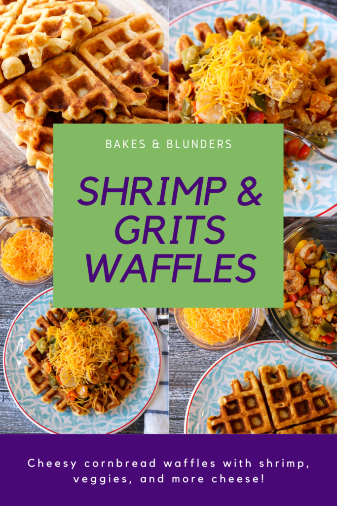 Shrimp and Grits Waffles | Bakes and Blunders