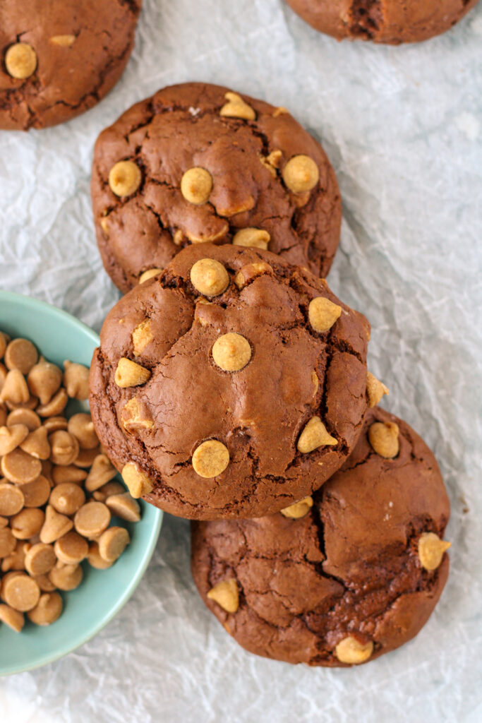 Chocolate Peanut Butter Chip Cookies