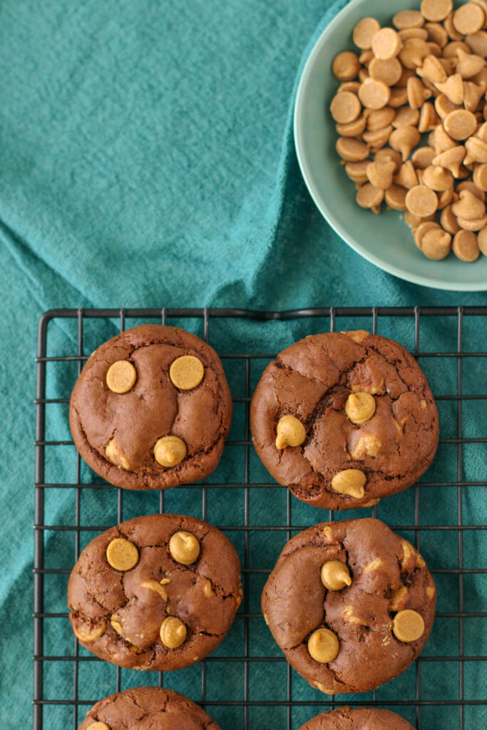 Chocolate Peanut Butter Chip Cookies