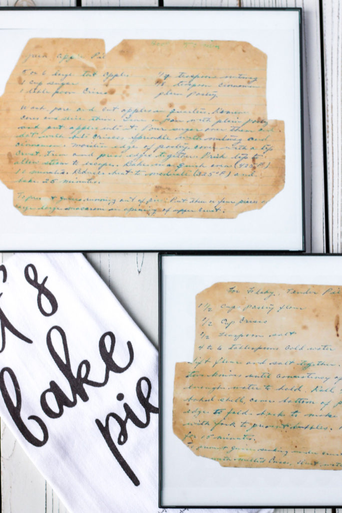 Great Grandmother's Handwritten Recipe