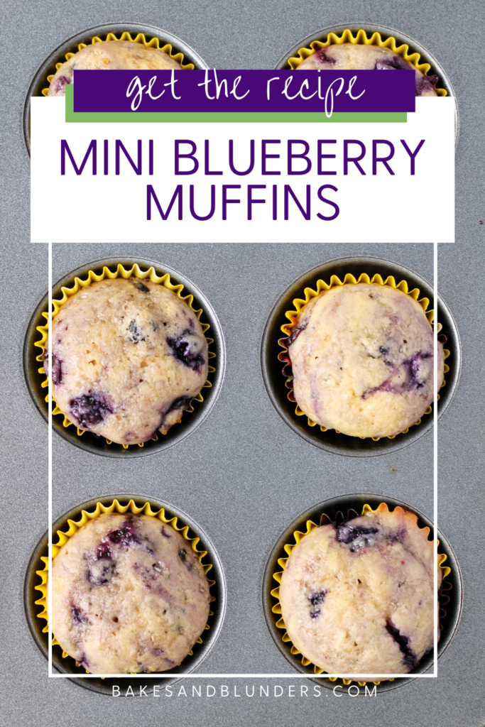 Mini Blueberry Muffins | Bakes & Blunders