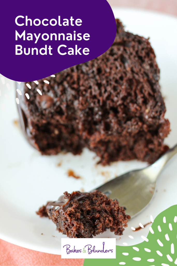 Chocolate Mayonnaise Bundt Cake | Bakes & Blunders