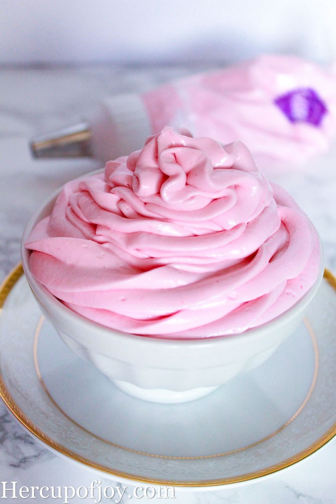 Fresh Raspberry Buttercream by Her Cup of Joy