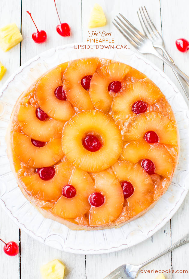 Pineapple Upside Down Cake by Averie Cooks