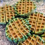 Green Velvet Waffles
