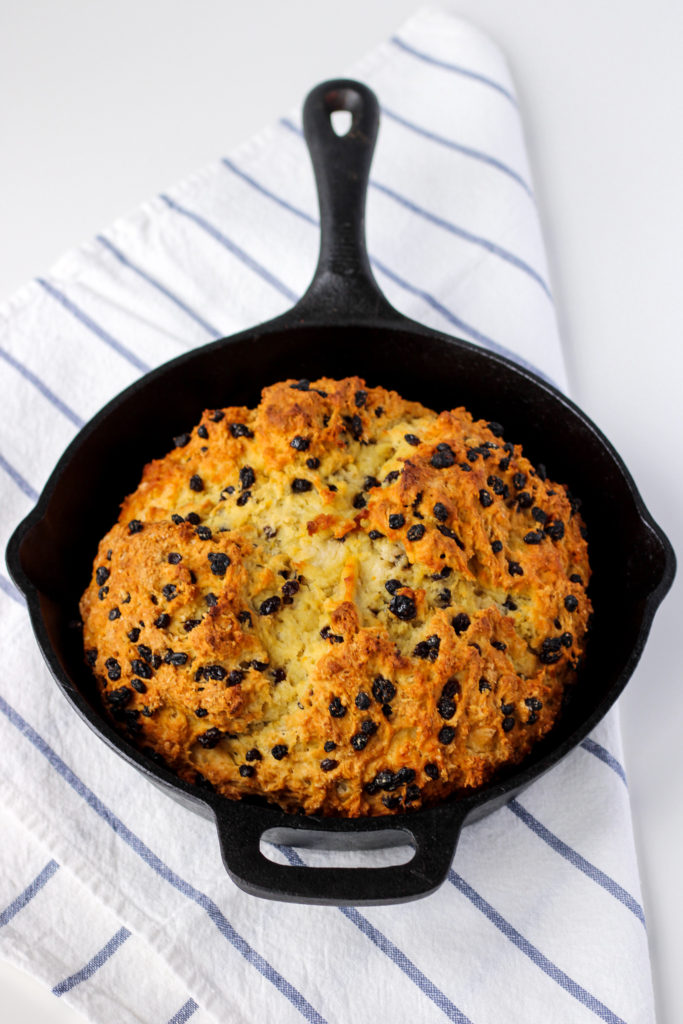 Irish Soda Bread in a Cast Iron Skillet | Bakes & Blunders