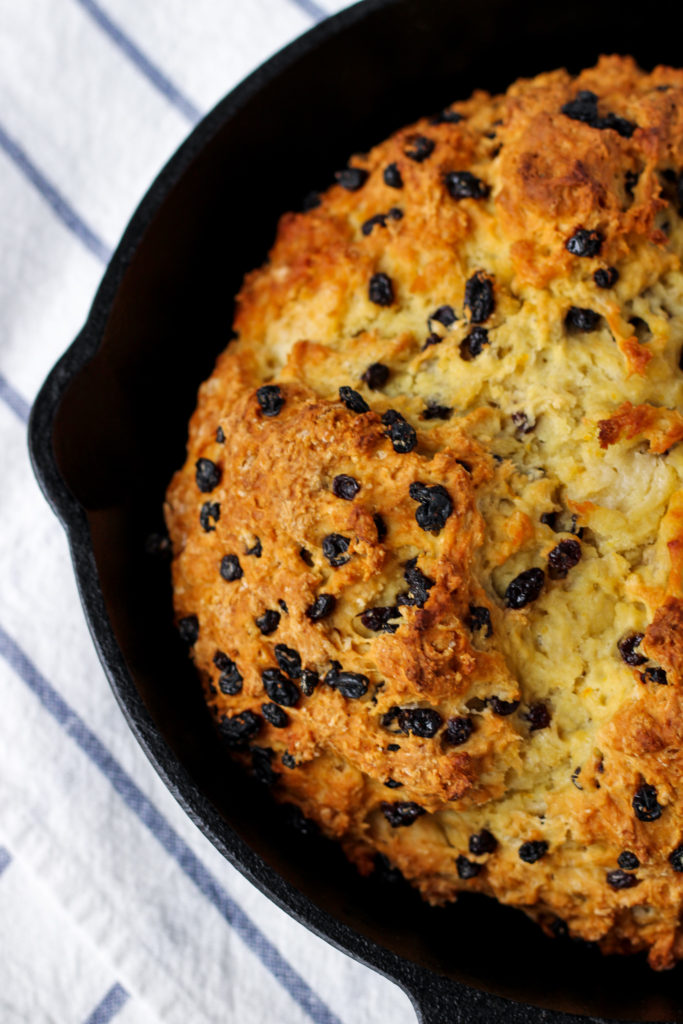 Irish Soda Bread in a Cast Iron Skillet | Bakes & Blunders