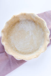 Unbaked pie crust
