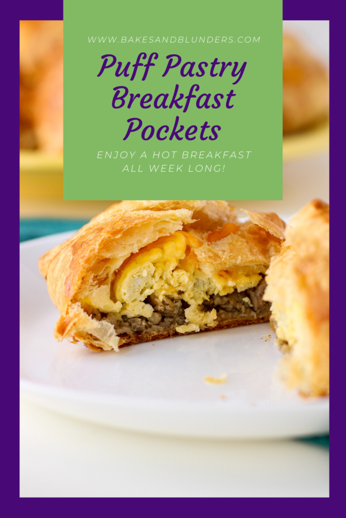 Puff Pastry Breakfast Pockets | Bakes & Blunders