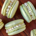 Green Tea Macarons with Ginger Buttercream | Bakes & Blunders