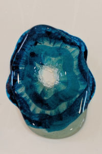 Isomalt agate slices