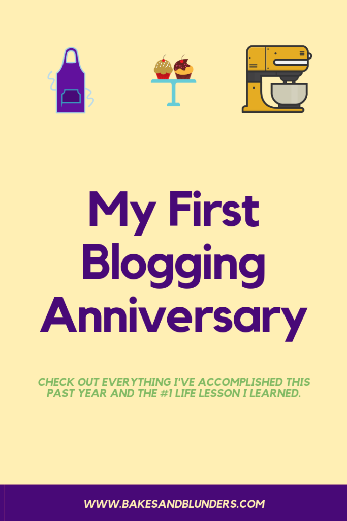 My First Blogging Anniversary
