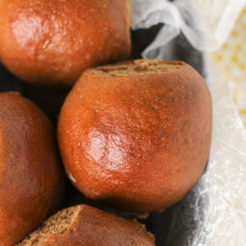 Molasses Brown Bread Rolls Bakes and Blunders