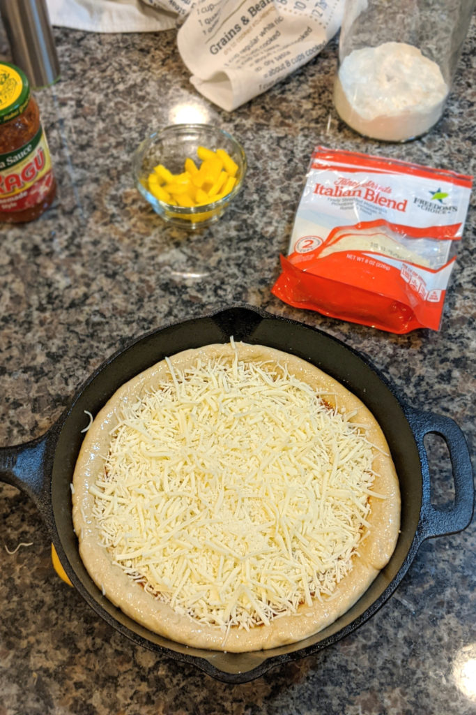Cast Iron Skillet Pizza | Bakes & Blunders