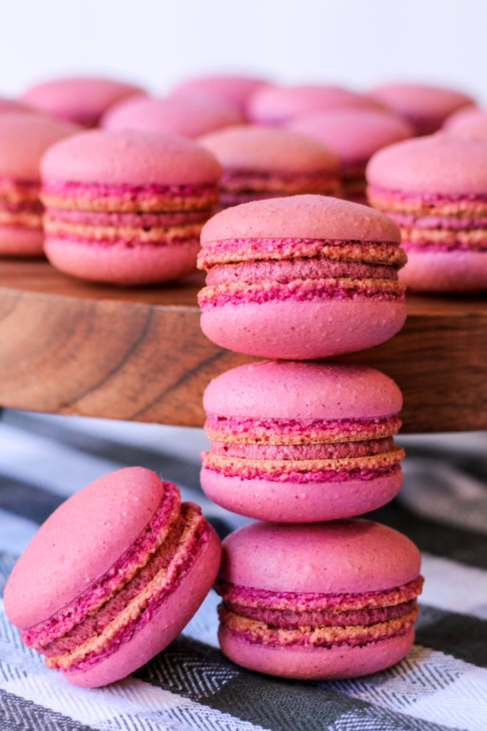Raspberry and Merlot Macarons | Bakes and Blunders