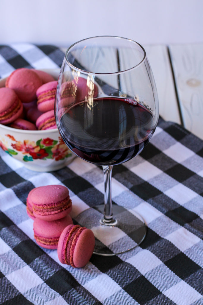 Raspberry and Merlot Macarons | Bakes and Blunders