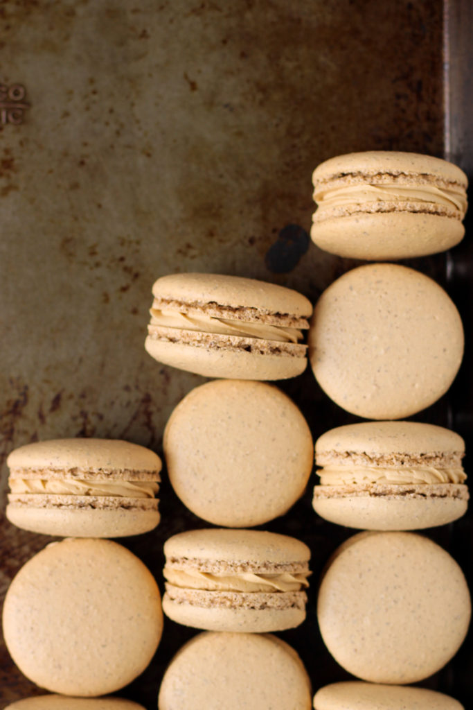 Hazelnut Mocha Macarons | Bakes and Blunders