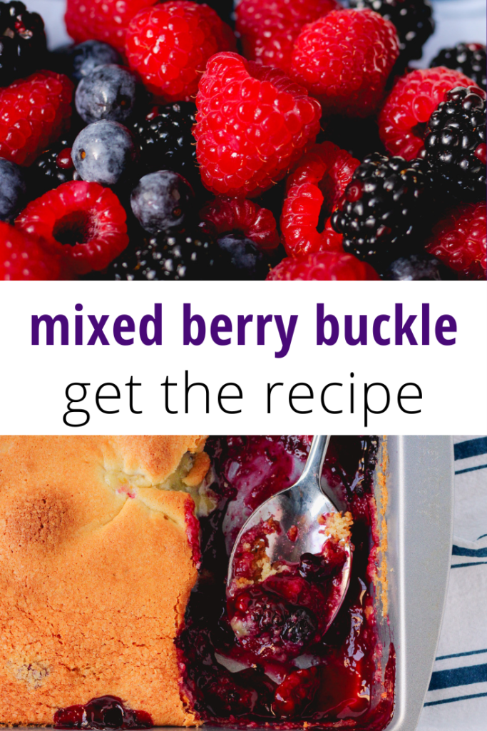 Mixed Berry Buckle | Bakes & Blunders