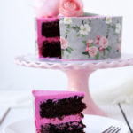 Chocolate Cake with Cherry Buttercream | Bakes and Blunders
