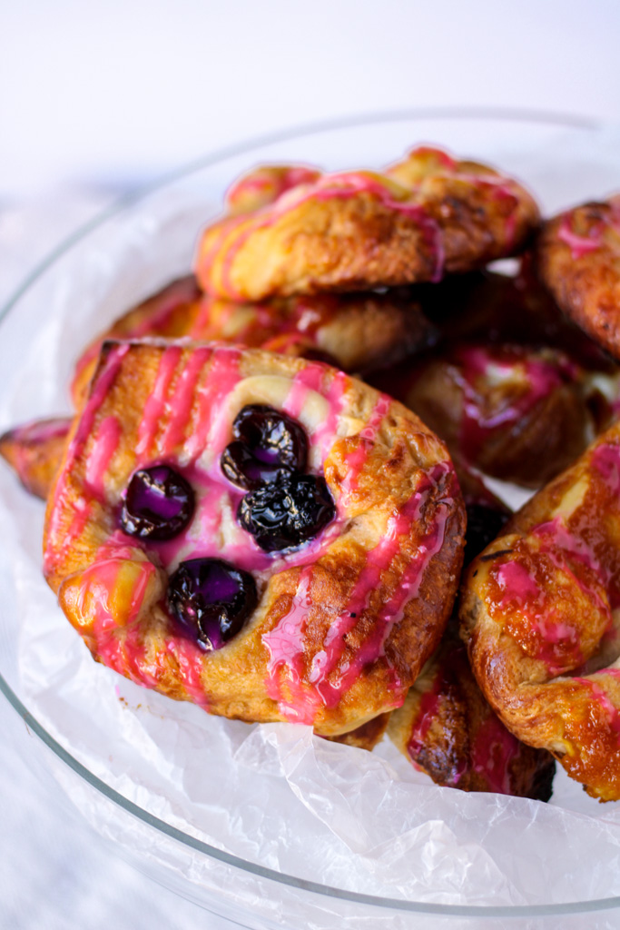 Cherry Cream Cheese Danish | Bakes and Blunders