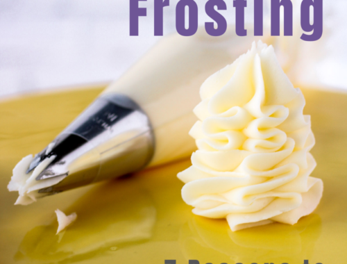 Faux Cream Cheese Frosting | Bakes & Blunders