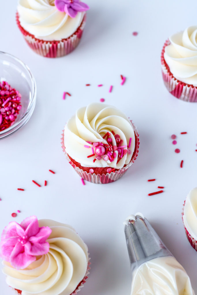 Strawberry Cupcakes and Sprinkles | Bakes & Blunders