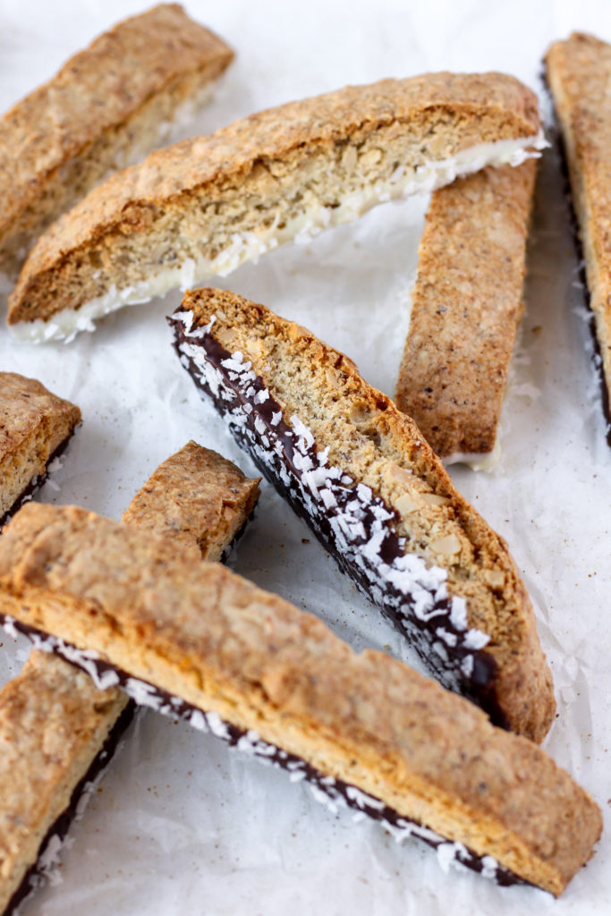 Coconut Cardamom Biscotti | Bakes & Blunders