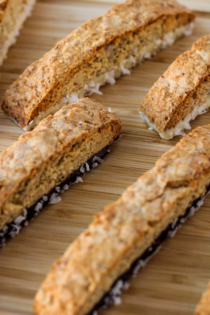 Coconut Cardamom Biscotti | Bakes & Blunders