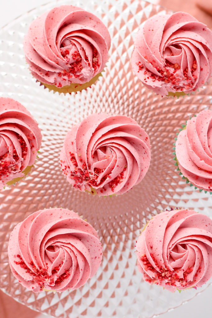 Vegan Vanilla and Strawberry Cupcakes | Bakes & Blunders