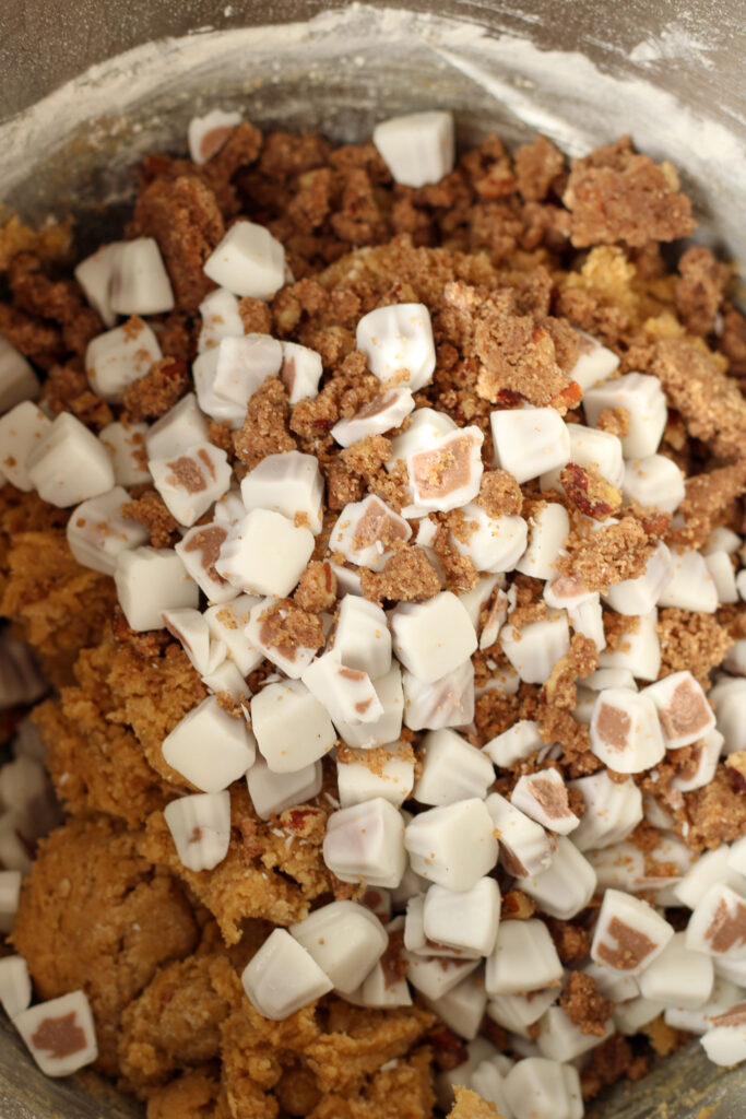 Cinnamon Pecan Streusel Cookie Dough