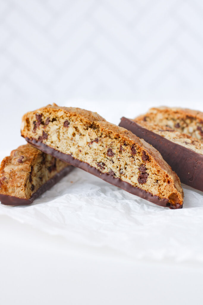 Hazelnut Mocha Biscotti | Bakes & Blunders