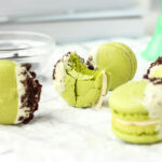 Dirty Matcha Macarons