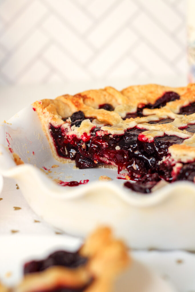 Cherry Pie with frozen cherries