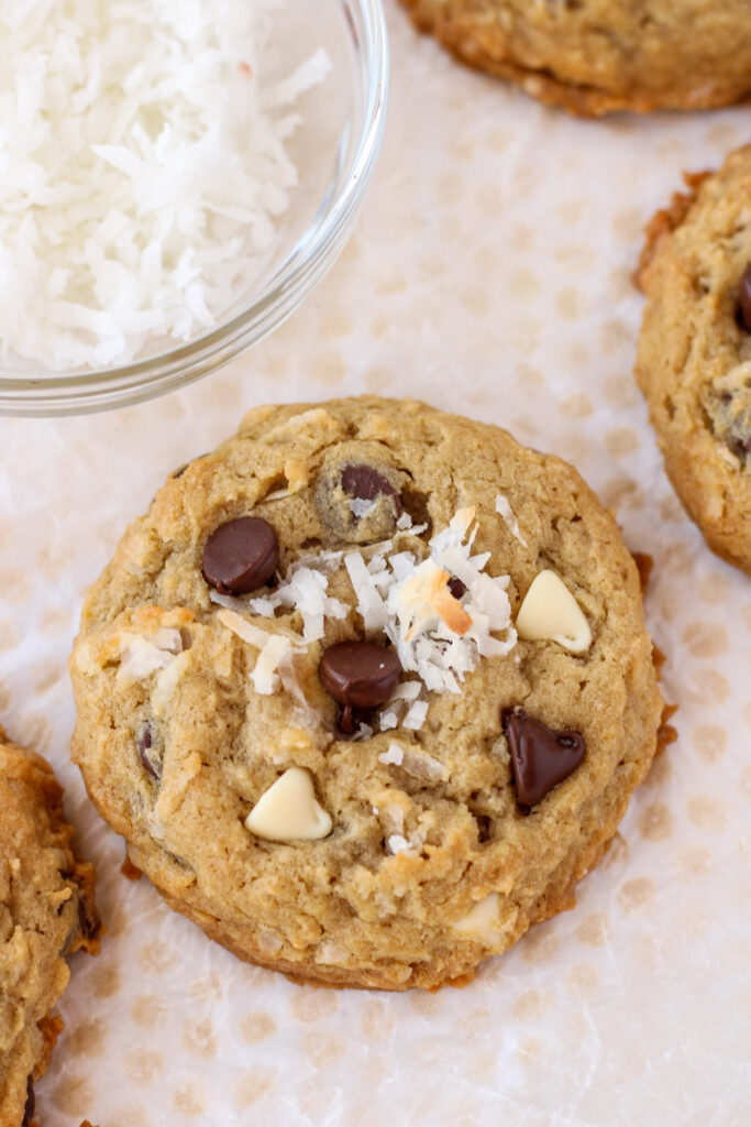 Coconut Chocolate Chip Cookies