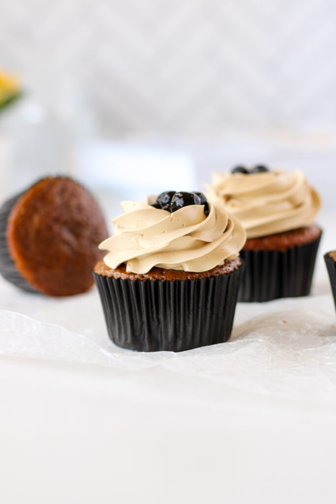 Milk Tea Cupcakes with boba