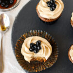 Milk Tea Cupcakes with Brown Sugar Buttercream and Boba