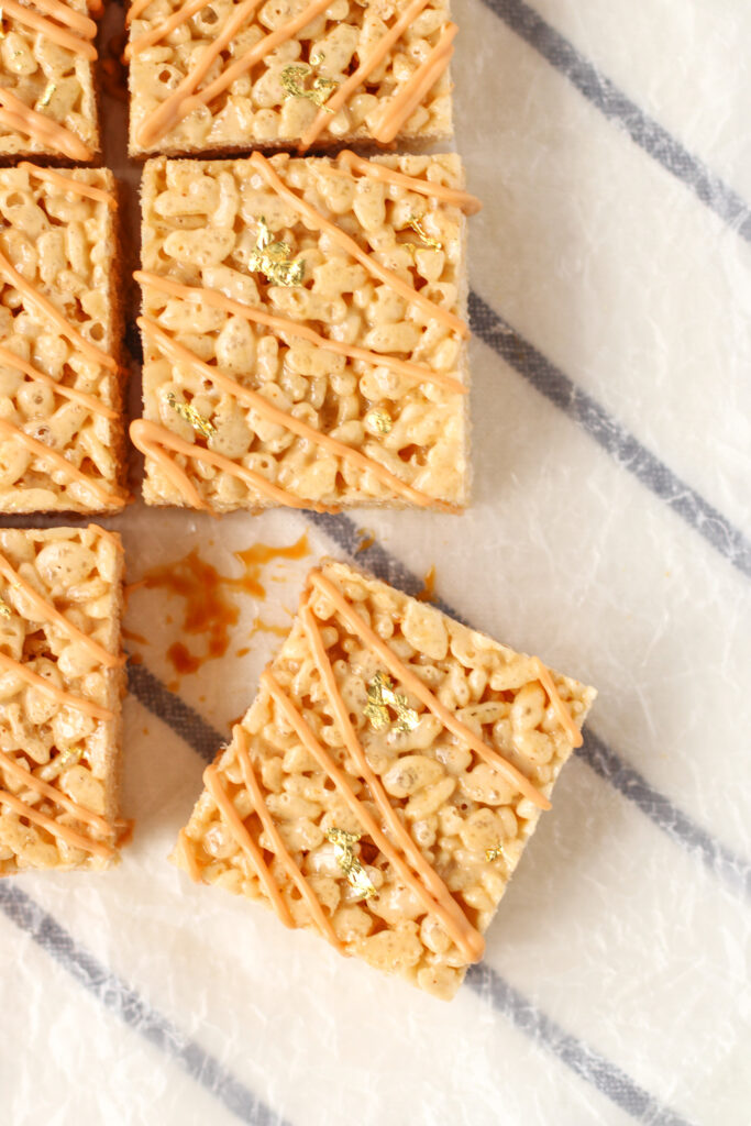 Brown Butter Caramel Rice Krispie Treats