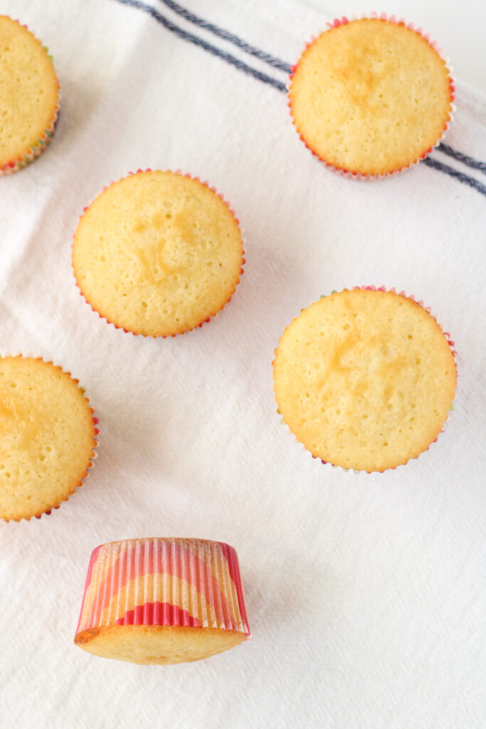 Soft vanilla cupcakes