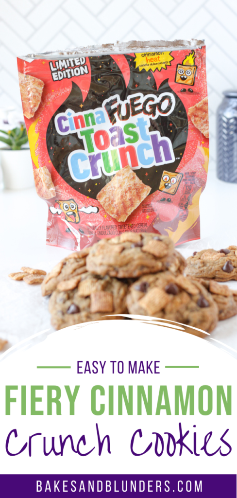 Fiery Cinnamon Crunch Cookies | Bakes & Blunders