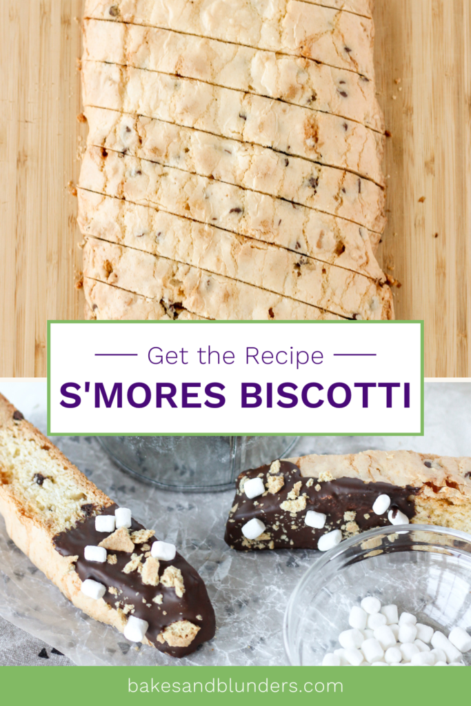 S'mores Biscotti | Bakes & Blunders