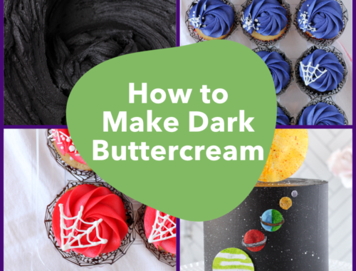 How to Make Dark Buttercream | Bakes & Blunders
