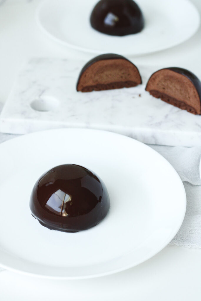 Chocolate Coffee Dome Entremet