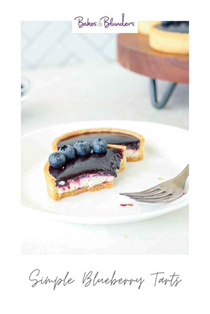 Simple Blueberry Tarts | Bakes & Blunders