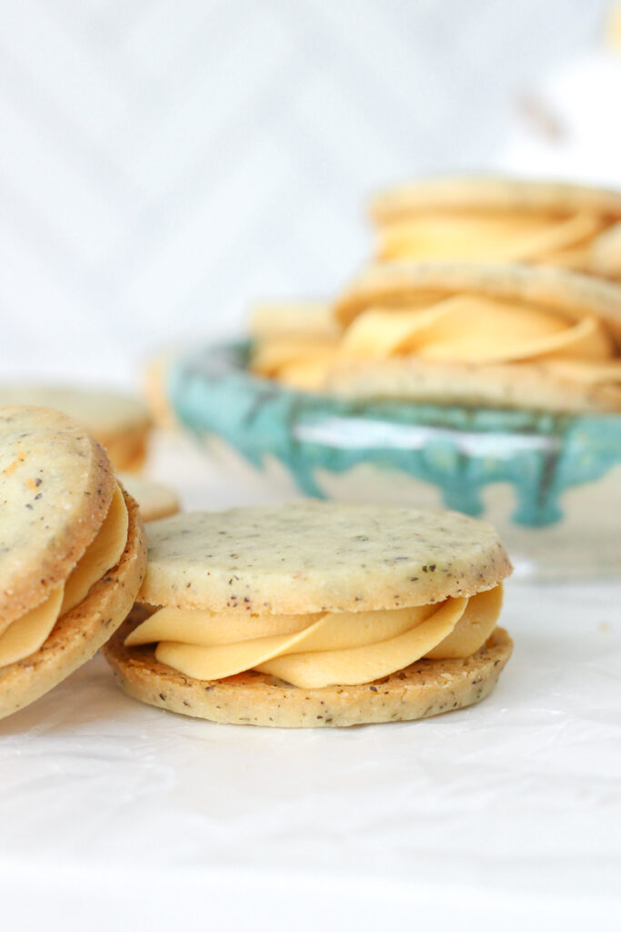 Honey & Mint Sandwich Cookies