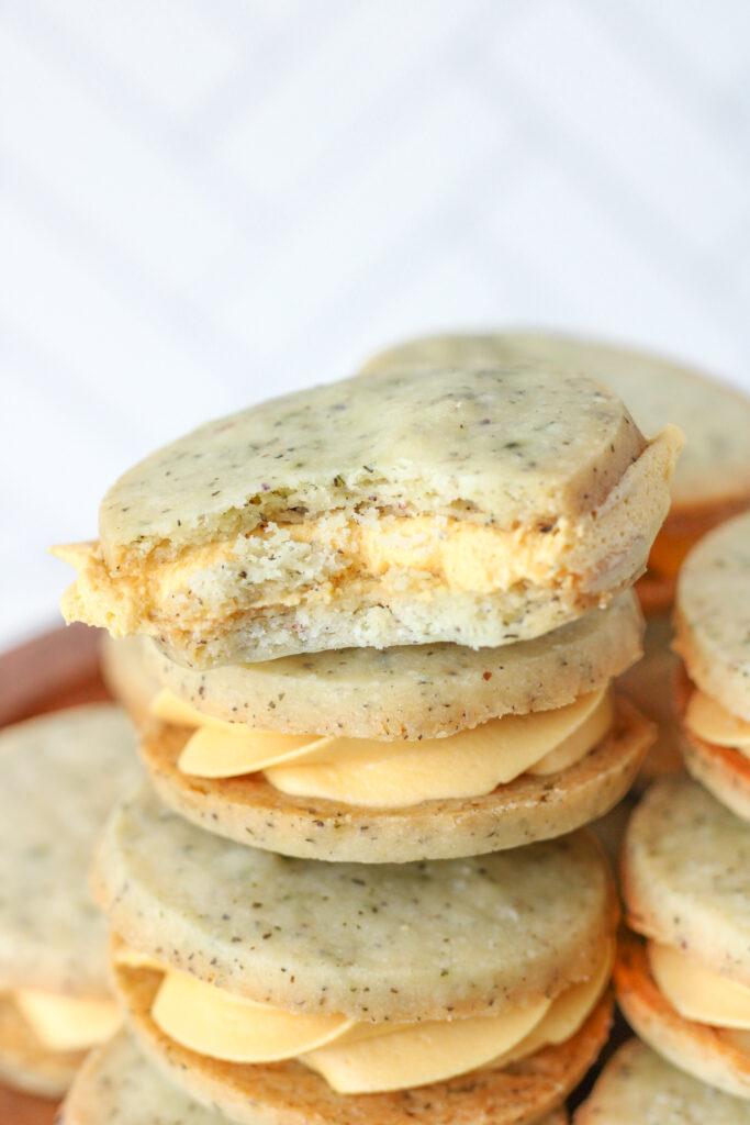 Honey & Mint Sandwich Cookies