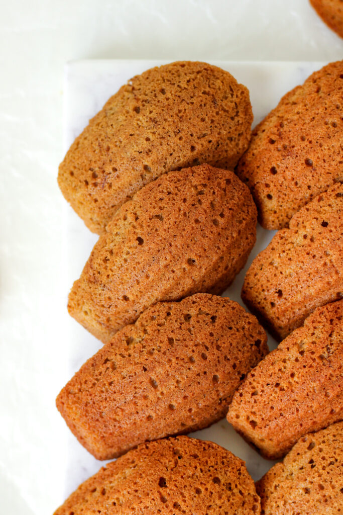 Brown Sugar Espresso Madeleines