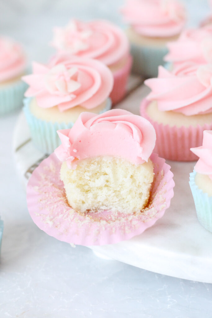 Mini Cherry Blossom Cupcakes