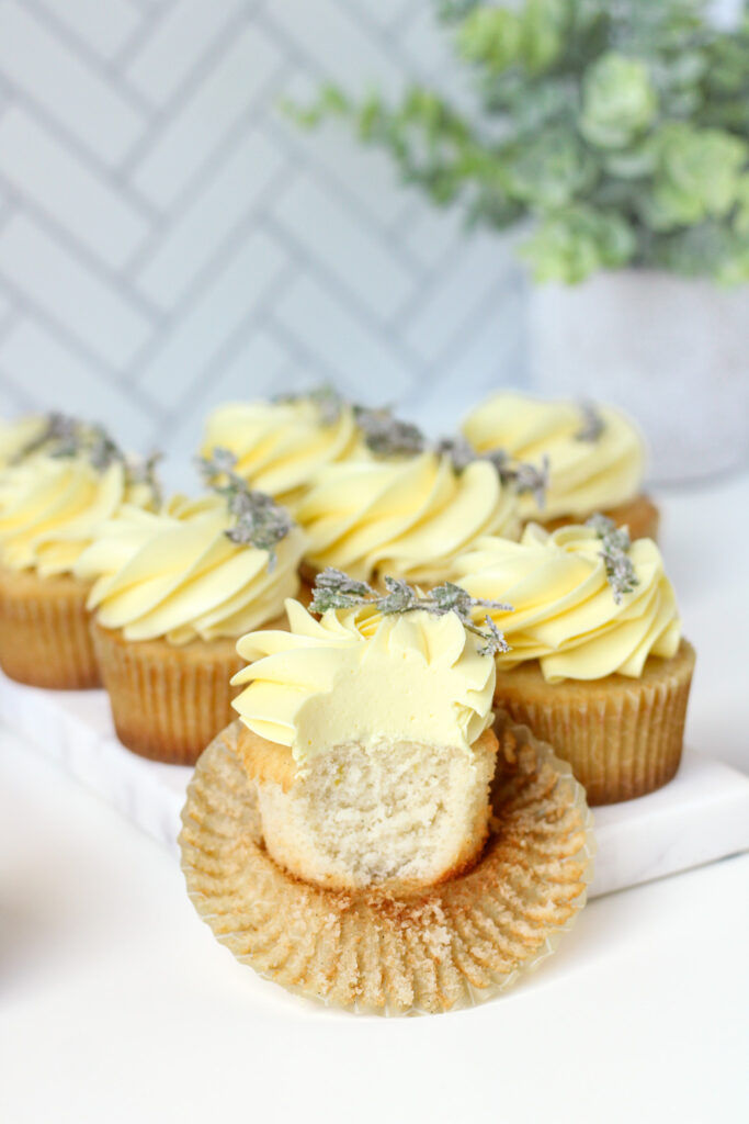 Lemon, Cardamom, and Thyme Cupcakes