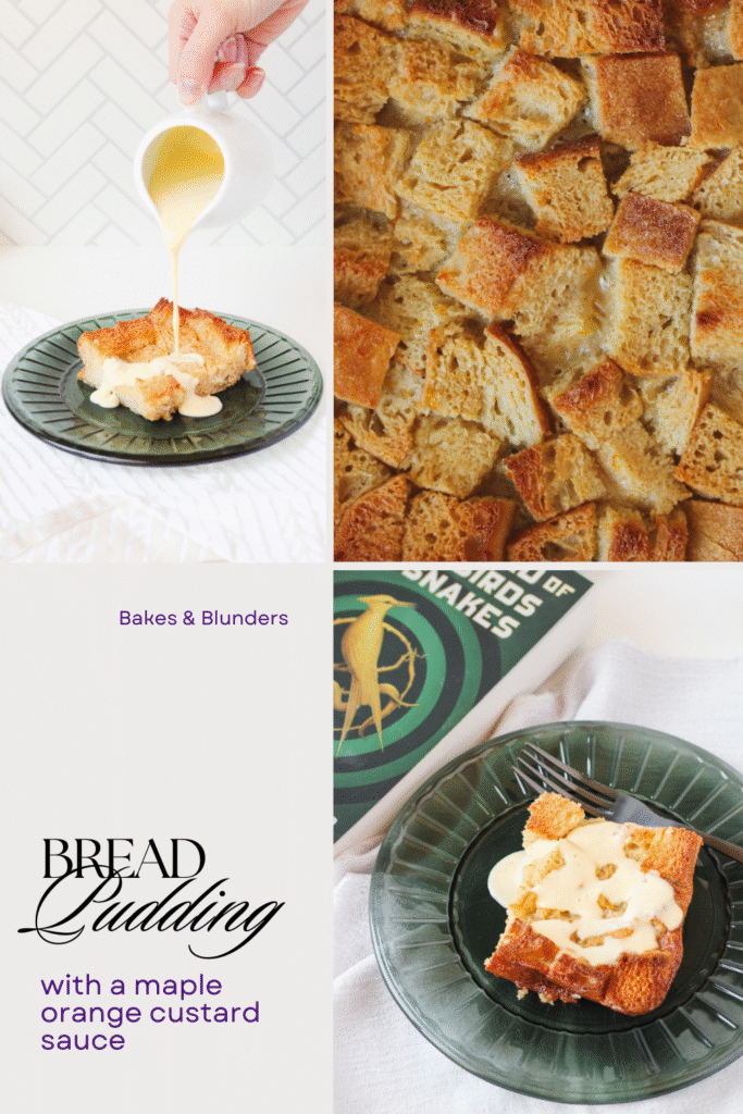 Maple Orange Bread Pudding | Bakes & Blunders