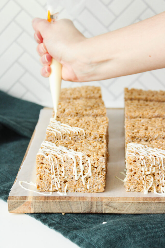 Gingerbread Latte Rice Krispie Treats